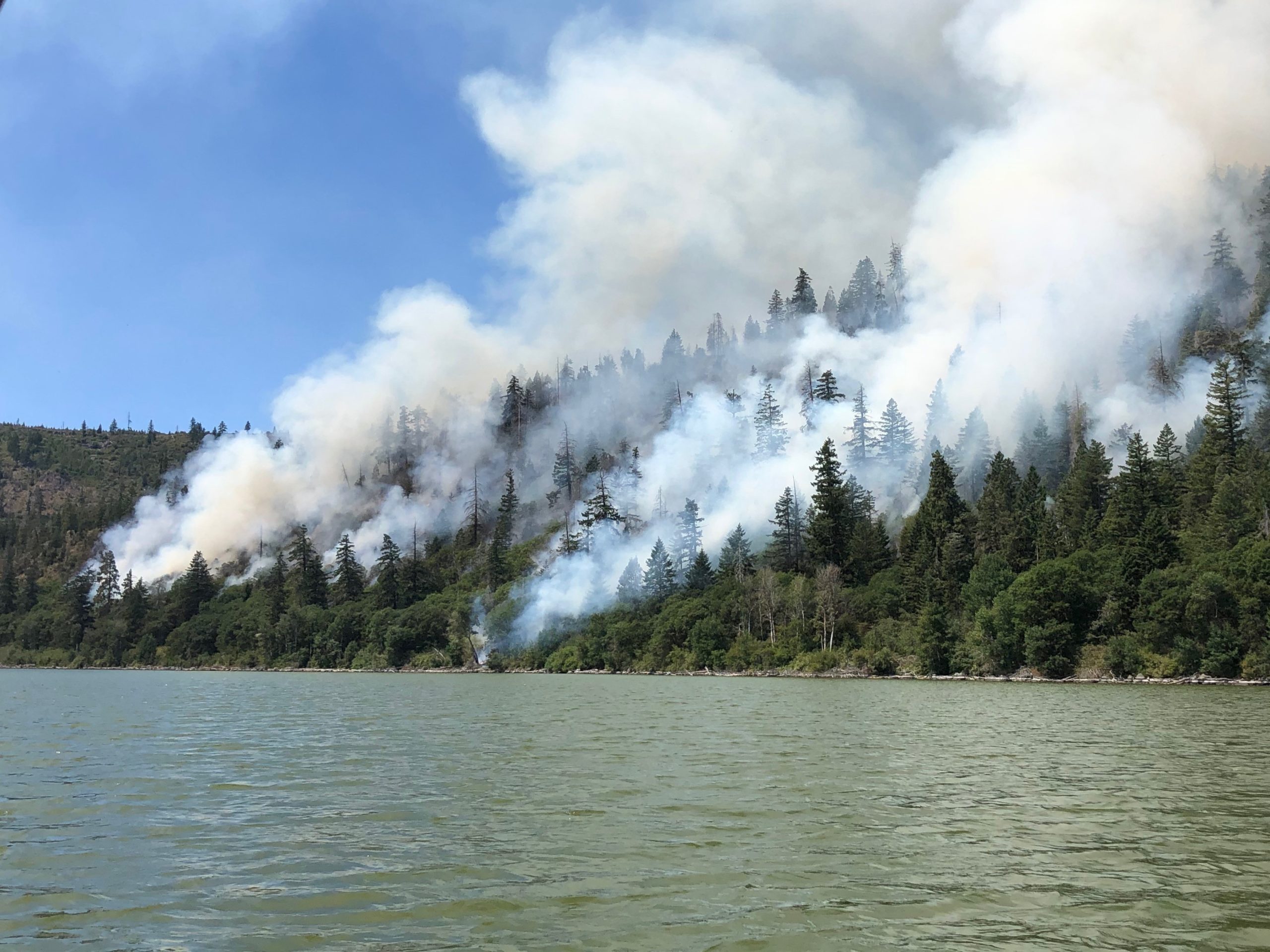 Spence Fire 100% contained at 83 acres and now in patrol status in Klamath County
