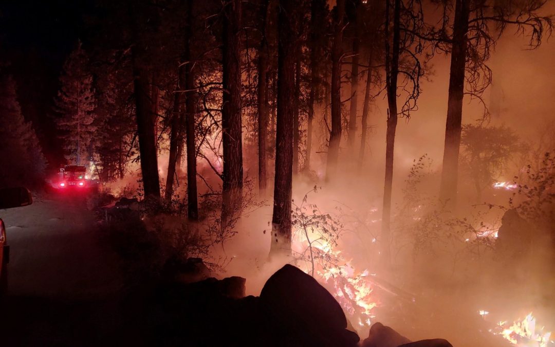 Cutoff Fire morning update for Monday, June 21