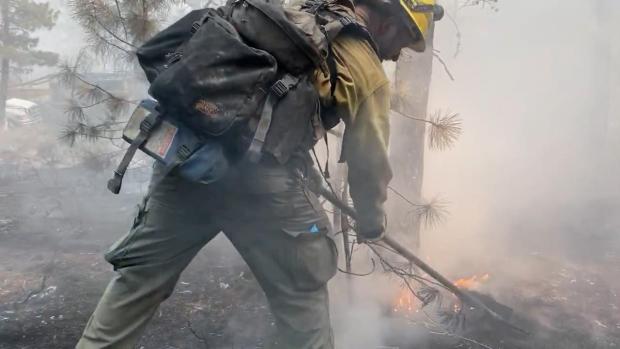 Crews continue working to secure over 300 miles of perimeter on the Bootleg Fire