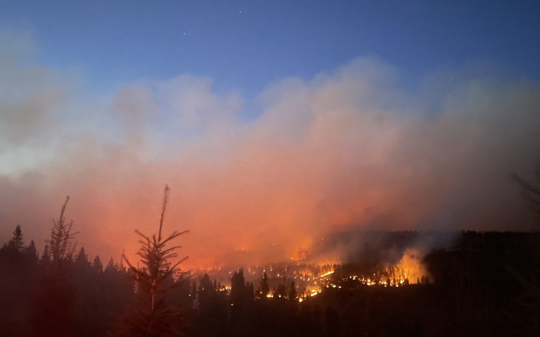 Elbow Creek Fire now mapped at 22,790 acres, 38% contained