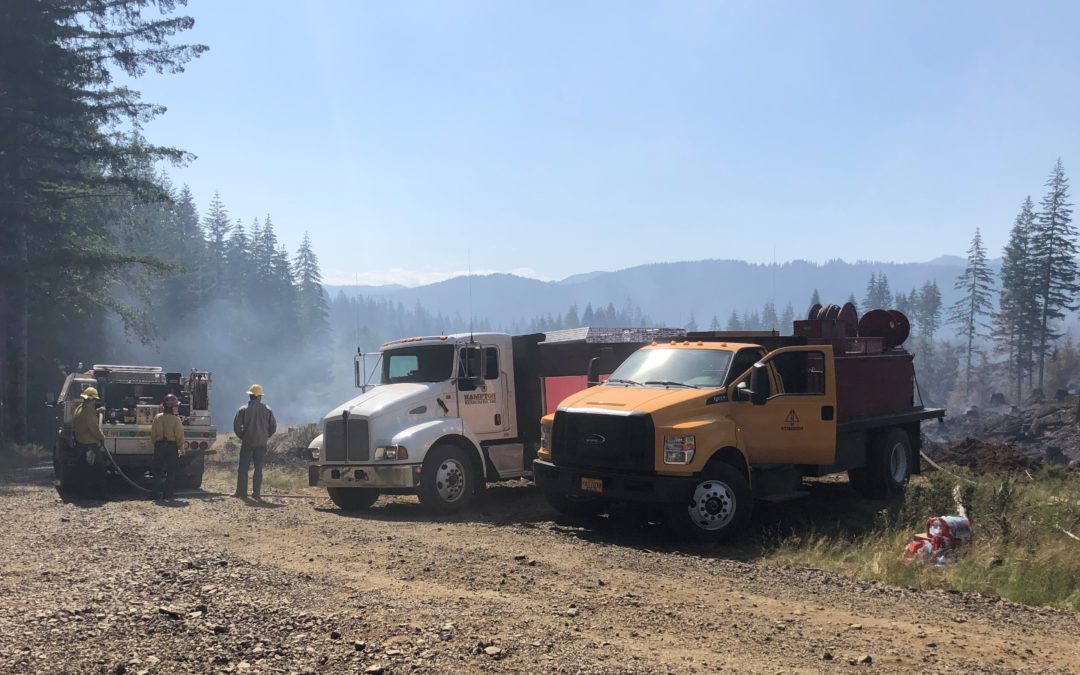 Two single-engine air tankers arrive to help on the Game Hog Creek Fire after mechanical issues ground two helicopters