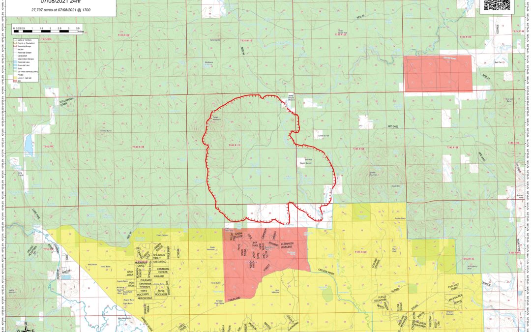 Bootleg Fire update for Friday, July 9