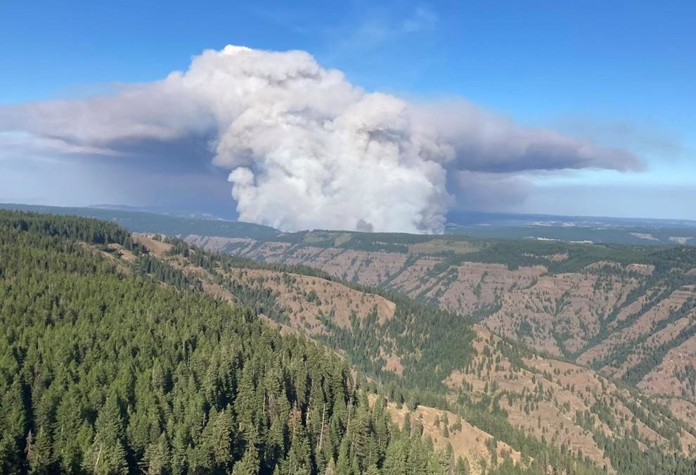 Steep slopes present challenges for firefighters, out of state resources arrive to the Elbow Creek Fire