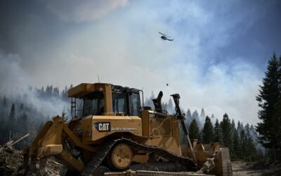 Firefighters Respond to Increased Fire Activity Across the East Evans Creek Fire