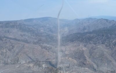 Red Flag Warning conditions return to the Rowe Creek Complex